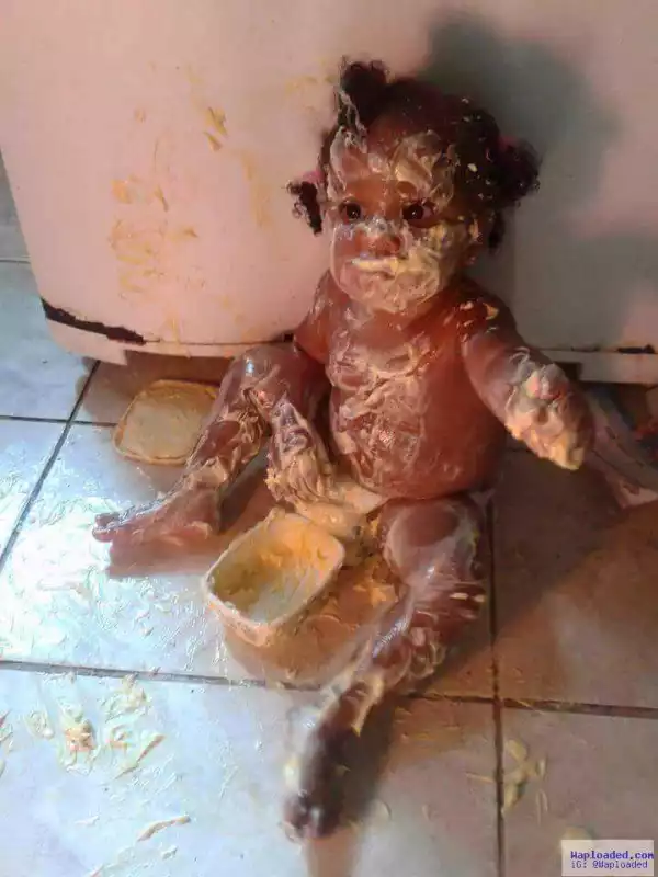 Photo Of The Day: What Would You Do If You Came Home And Met Your Wife Doing This To Your Baby?